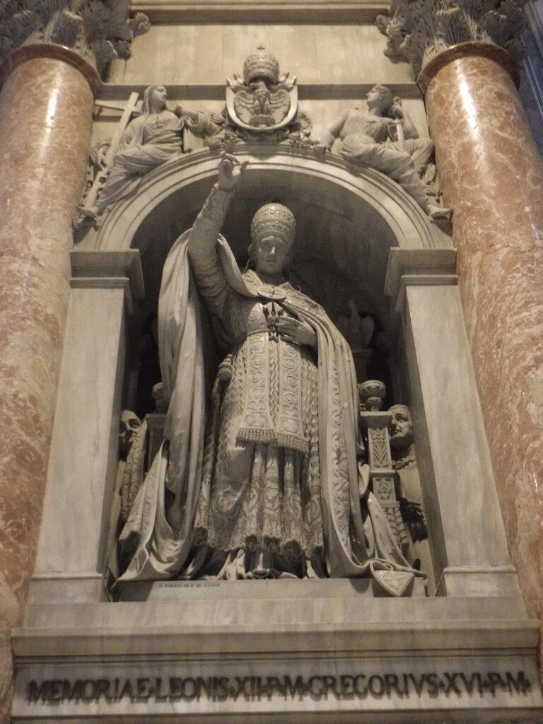 Monument of Pope Leo XII in St. Peter's Basilica, Vatican City